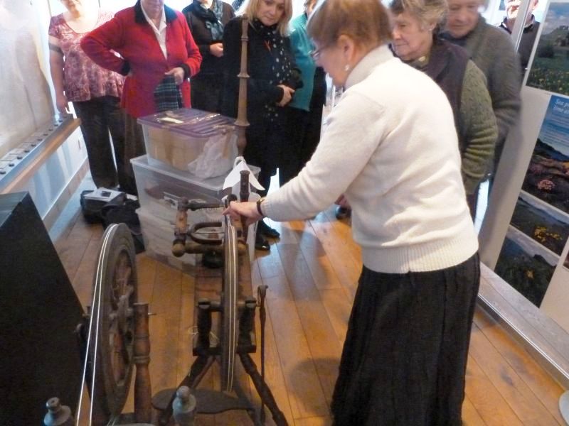 Freda Drysdale - the spinning wheel