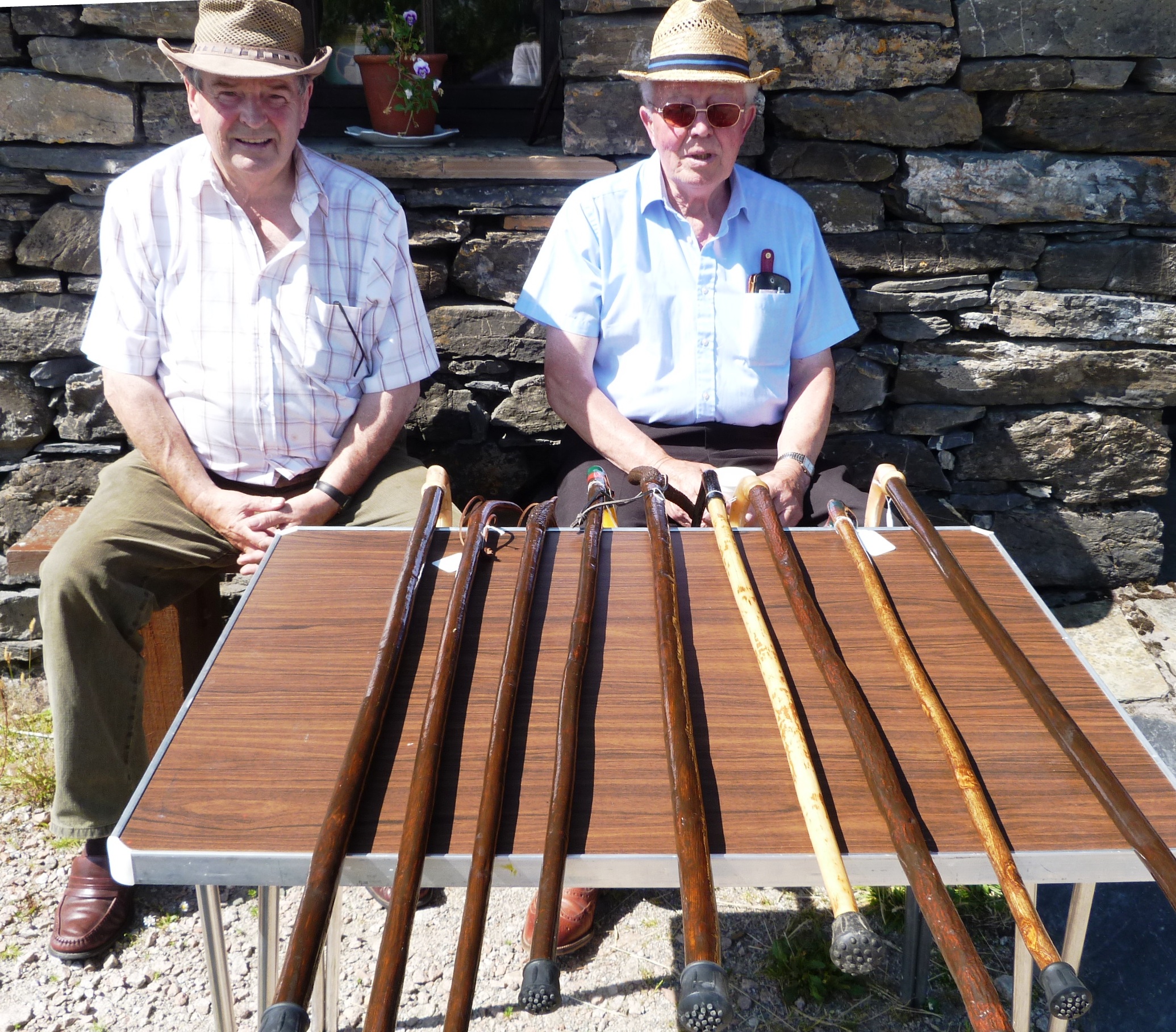 Duncan MacCormick walking sticks
