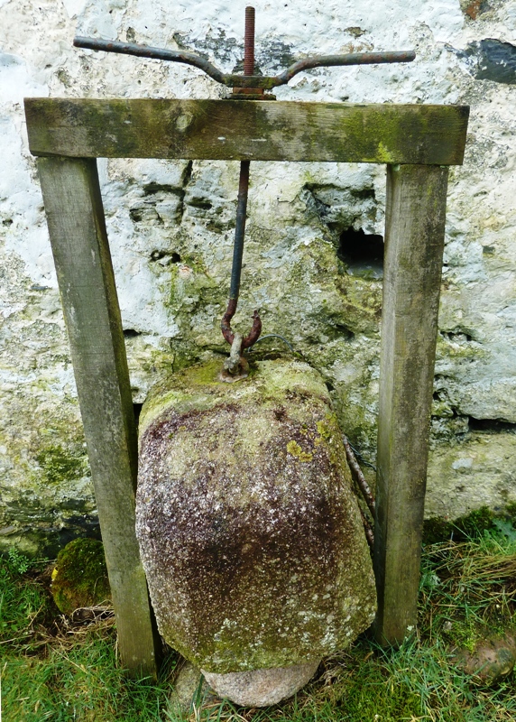 Cheese Press at Balure - reproduced with the permission of John and Dorothy Livingstone