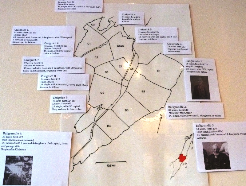 Baligrundle and Craignich allocation of crofts