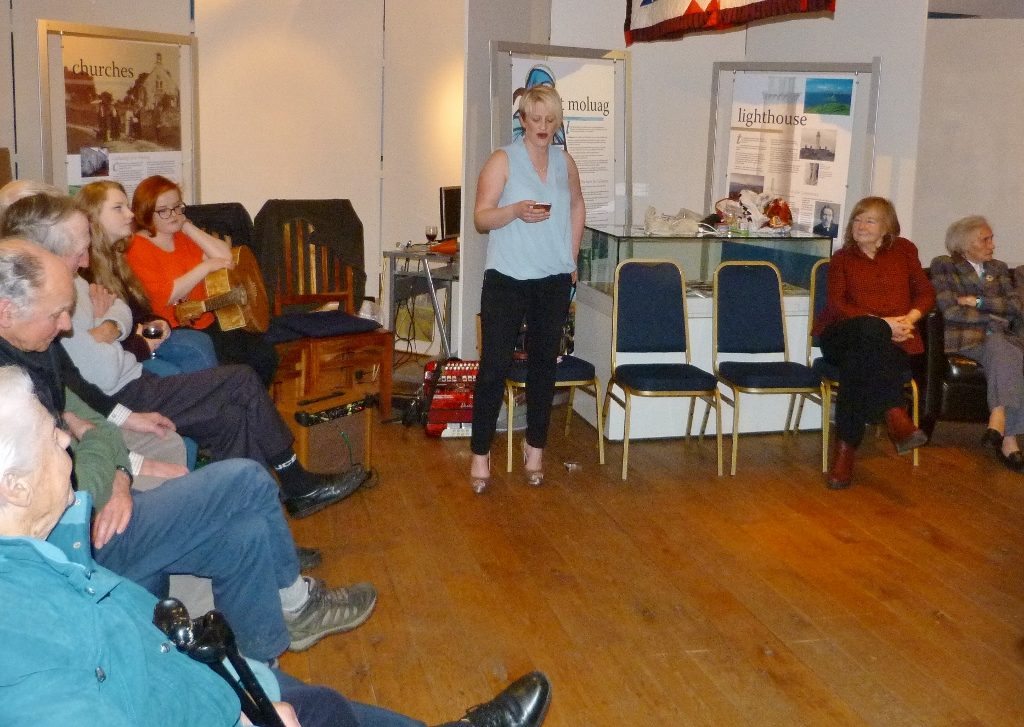 Laura Cook singing Gaelic songs requested by her Grannnie Mairi Smith