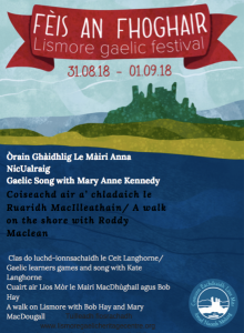 Weekend of Gaelic 31 August 2018
