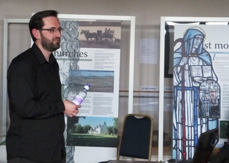 Dr Iain MacDonald with St Moluag