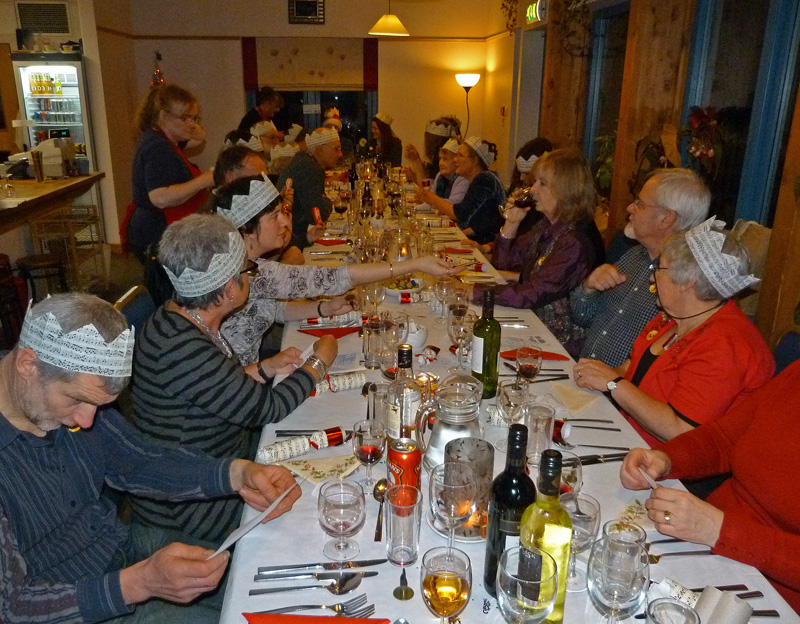 Christmas dinner cafe 21 December 2013