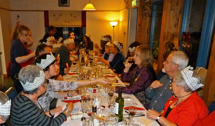 Christmas dinner cafe 21 December 2014