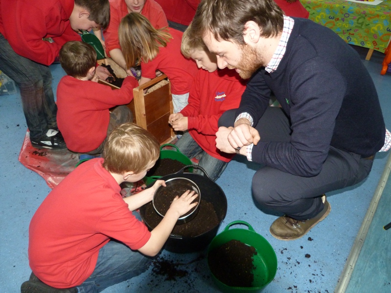 Archaeology at Lismore Primary - November 2012