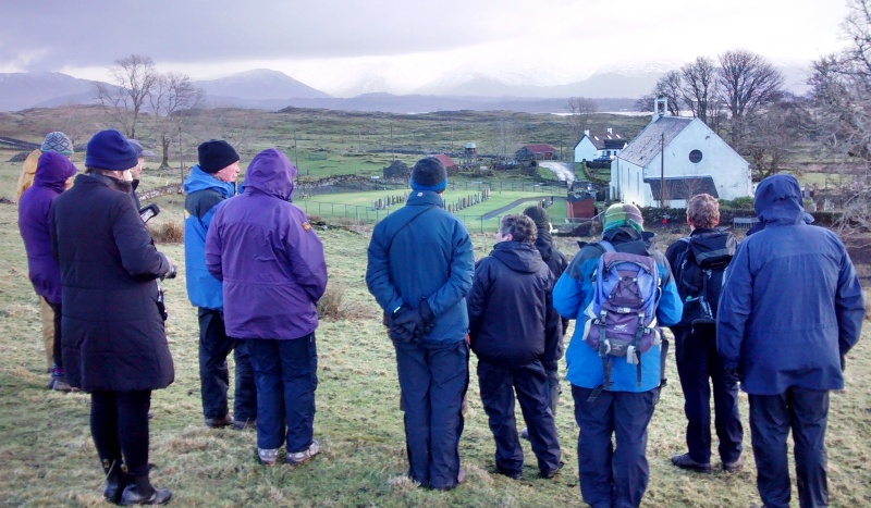 Archaeological walkover 2015 Looking towards the Cathedral