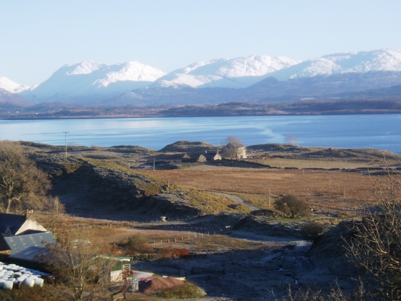 View over Baligrundle 2 to Baligrundle 1 from the West.
