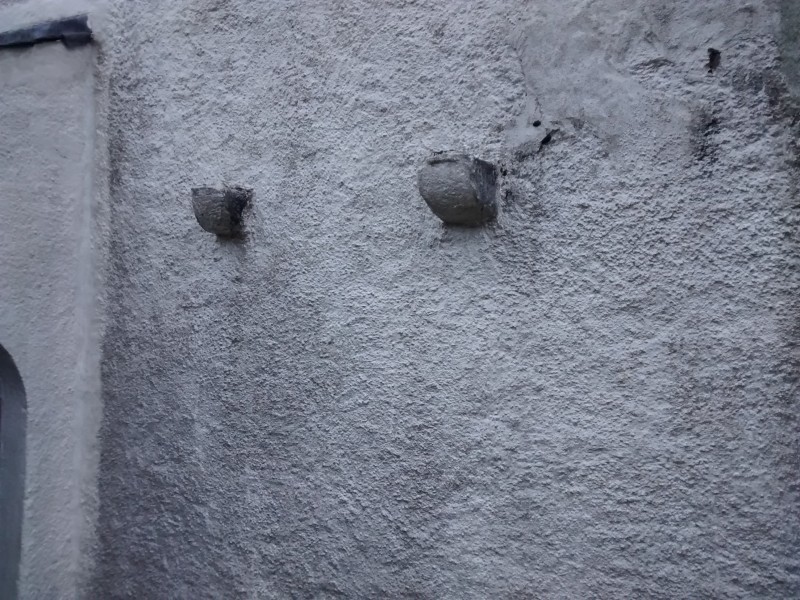 Archaeological walkover round the church March 2015