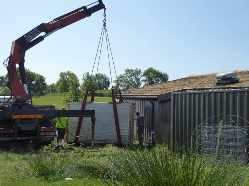 Storage Container arrives 9.06.2018
