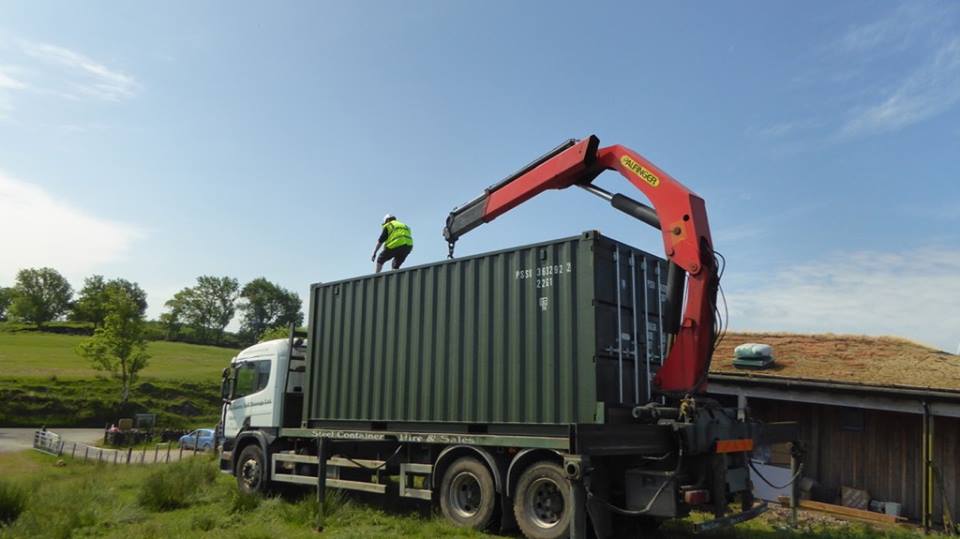 Storage Container arrives 9.06.2018