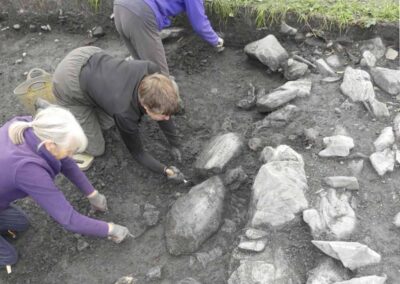 Big Dig 2021 Trench 12 The cemetery wall 24.09.2021