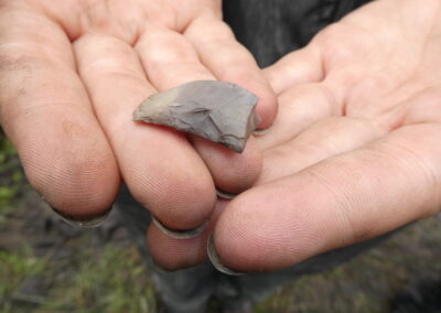 Big Dig 2021 Trench 11 - Flint fragment 24.09.2021