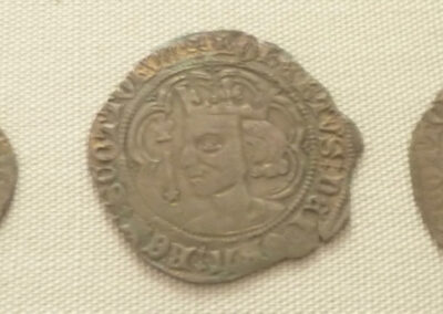 Achinduin Dig: Robert II coins. The central groat diameter 27mm