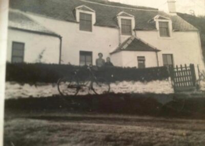 Point House as a PO with Mary MacFadyen (the taller on) delivering the post in 1950s