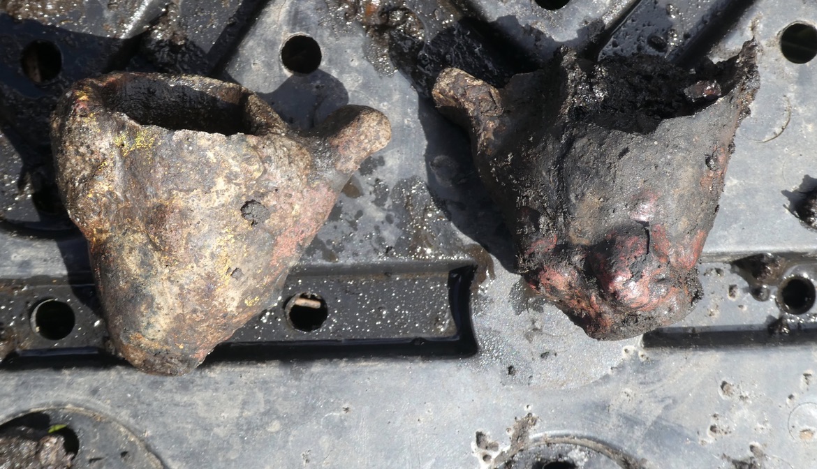Two more almost intact crucibles May 2022