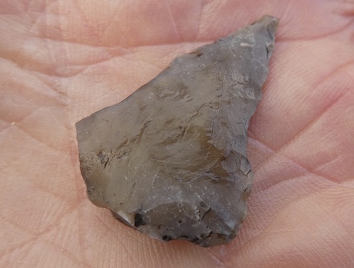 The Big Dig 2022 — Day 7 Flint arrowhead May 2022