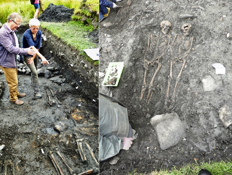 left burial in 2018 Burials in 2021