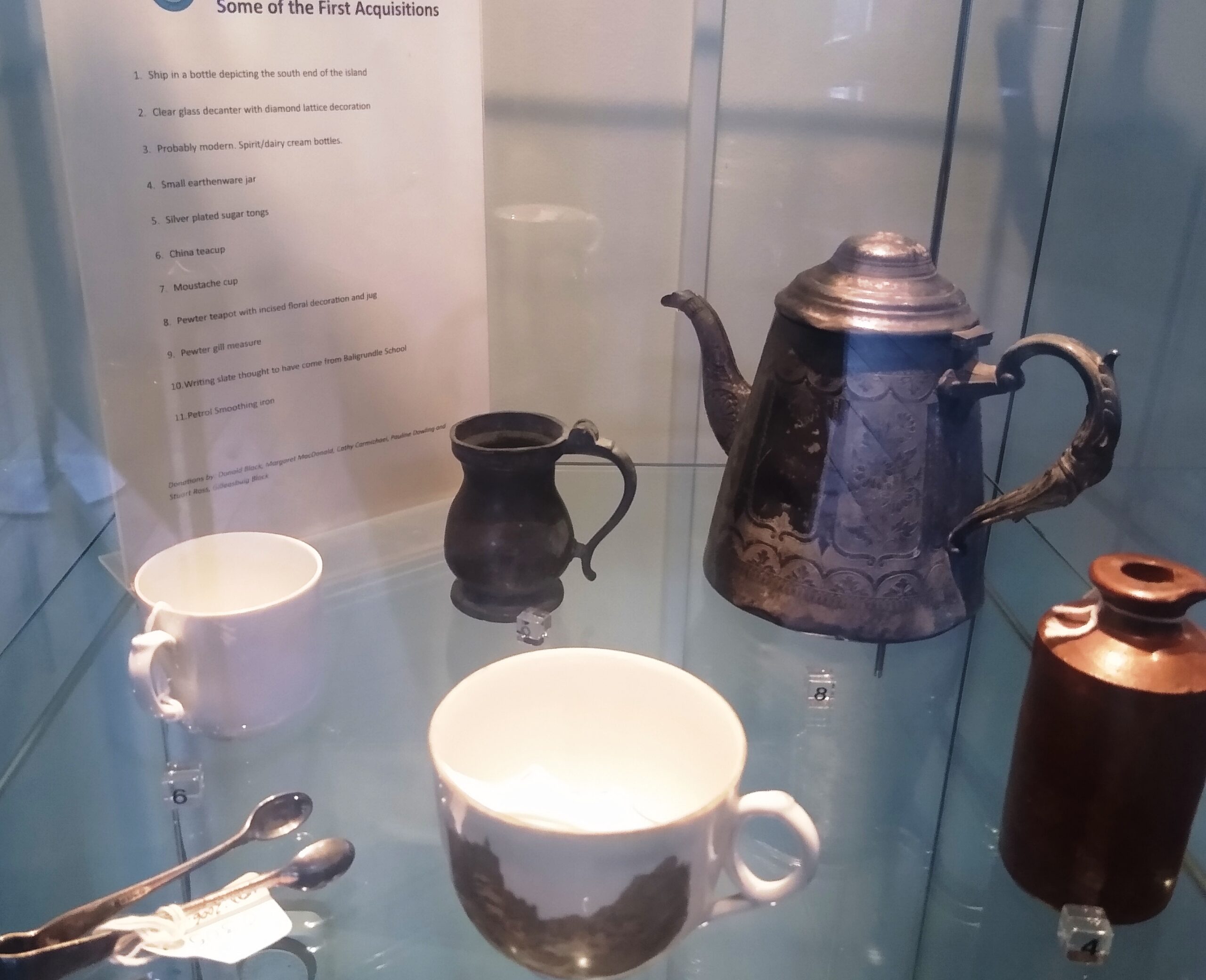 Artefacts from 2007 exhibition