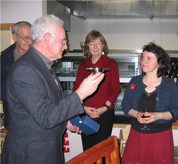 Curators' farewell Catherine gilles and jennifer Baker 1 02.2008