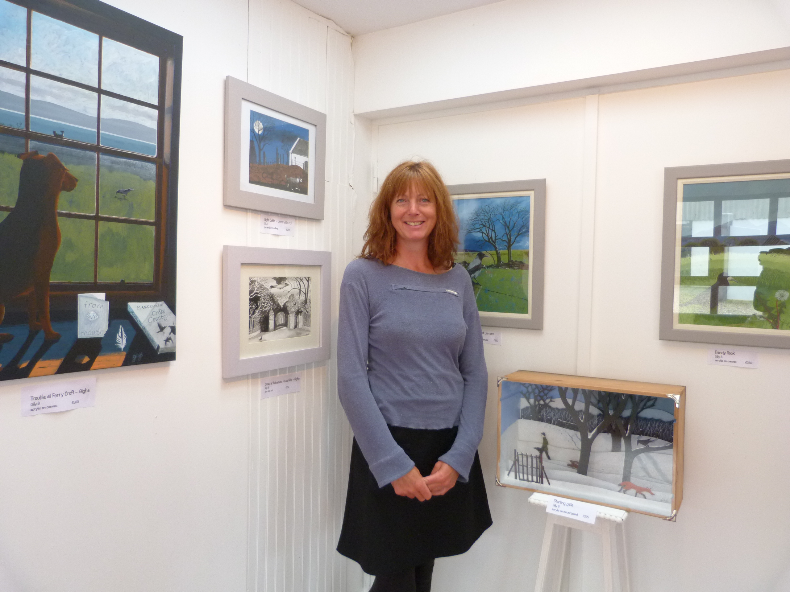 Exhibition GillyB 10 August 2013 Gigha
