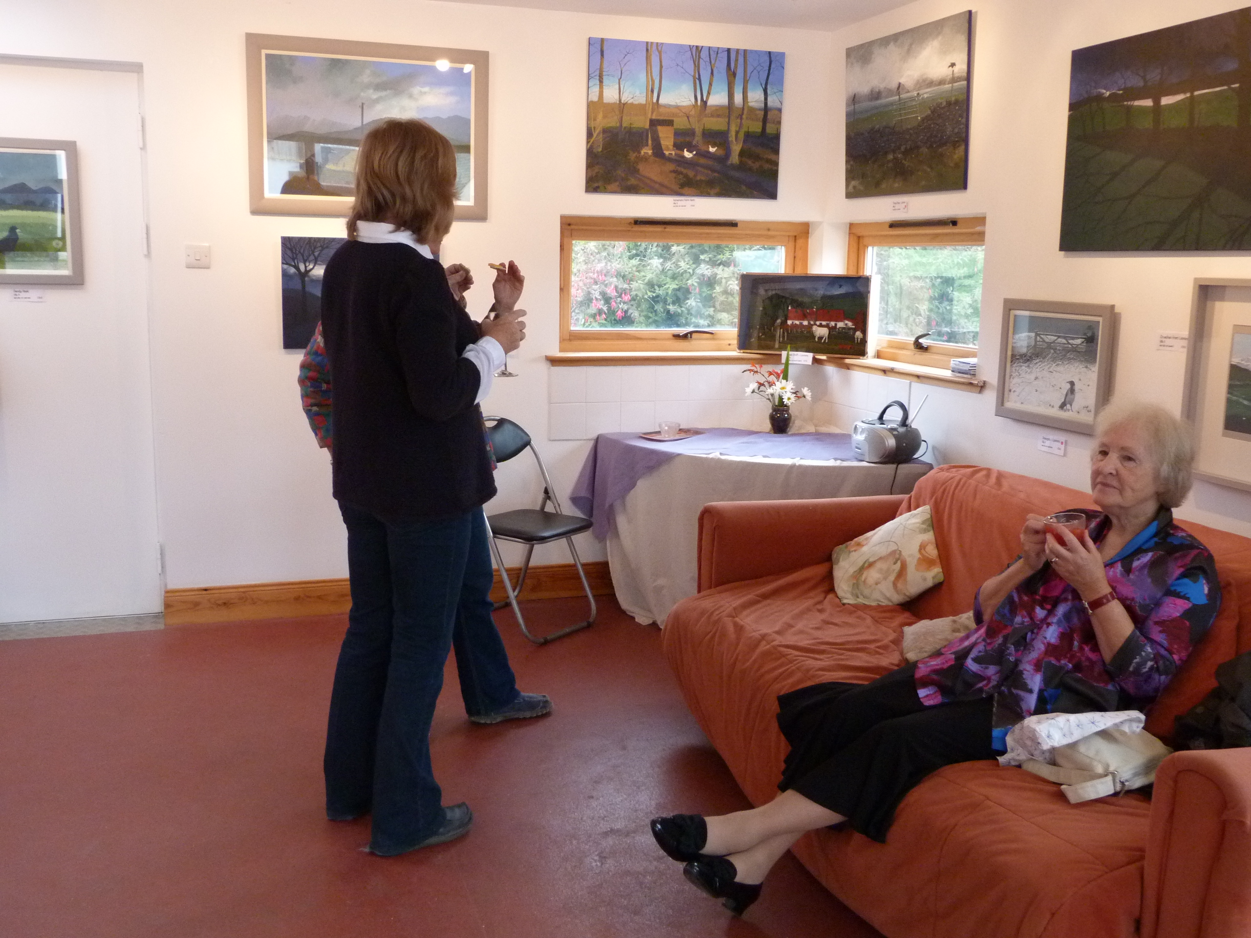 Exhibition GillyB 10 August 2013 Gigha