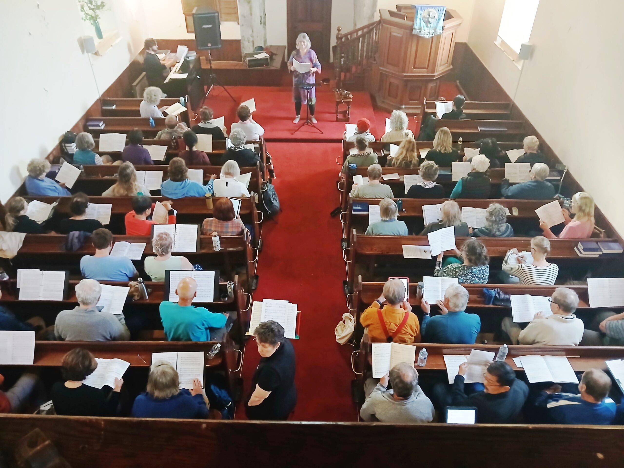 Faure Requiem 30 Aug 2025 rehearsing