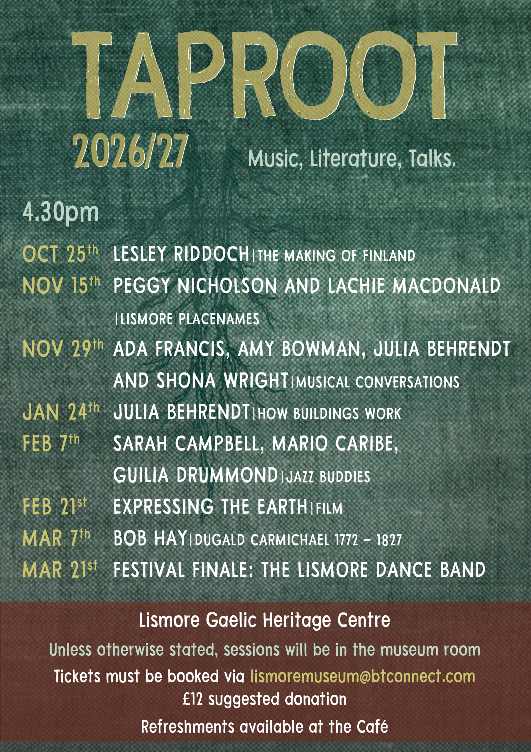 Taproot poster 2026/27